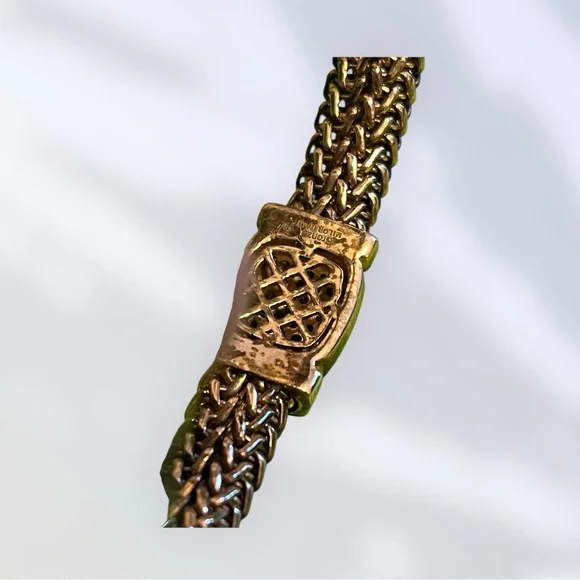 Milor Italy Vintage Gold and Black Bracelet - Picture 3 of 7